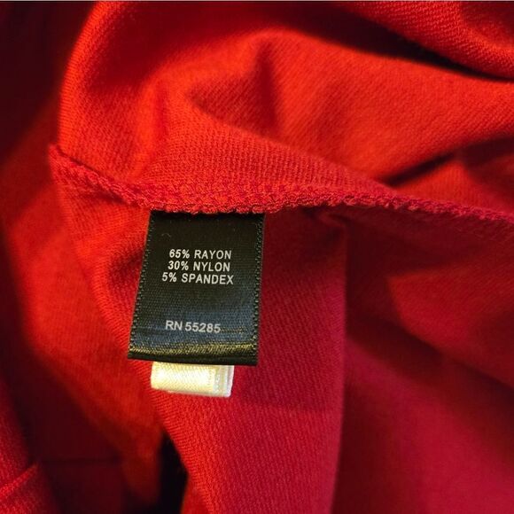 Express Y2K Holiday Party Red Strapless Dress - Picture 6 of 6